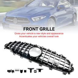Chrome Front Bumper Grille Grill Fit for Mercedes CLS C257 W257 Coupe 2018-2024