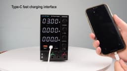 Wanptek Laboratory Power Supply 30V 5A 30V 10A 60V 5A 120V 3A with OCP Four Knobs Coarse Fine Adjustment DC Power Supply