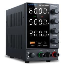 Wanptek Laboratory Power Supply 30V 5A 30V 10A 60V 5A 120V 3A with OCP Four Knobs Coarse Fine Adjustment DC Power Supply
