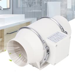 Adjustable Airflow Tube Fan with Ball Bearings Exhaust Air Smoke Extraction for Home Office Bathroom Durable Tube Fan 220V