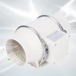 Adjustable Airflow Tube Fan with Ball Bearings Exhaust Air Smoke Extraction for Home Office Bathroom Durable Tube Fan 220V