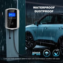 Kolanky EV Charger 32A 7.2KW Electric Vehicle Car Charger EVSE Wallbox 11KW 22KW 3P Type2 Cable IEC62196-2 Socket APP Control