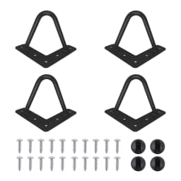 4/8/10/12/14/16/28/34IN 4 X Hairpin Table Hair Pin Legs Set with FREE Feet Protector & Screws for Furniture Bench Desk