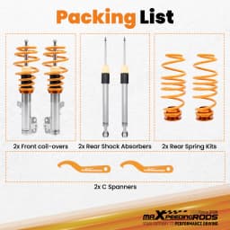Coilovers For Ford Fiesta VII MK6 VI JA8 Shock Absorbers Shock Lowering Suspension Coil Spring Kit for Ford Fiesta MK7