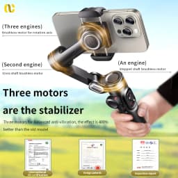 AOCHUAN Smart XE 3-Axis Handheld Gimbal Stabilizer for Smartphone iPhone Android Face Tracking Vlog Live Streaming