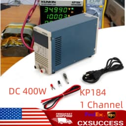 Electronic Load Battery Tester, Single Channel Meter KP184 DC Electro Load Battery Capacity Electronic Tester RS485/232 400W 40A