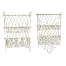 Stuffed Animal Storage Hammock 2-layer Wood Plush Toys Holder Hanging Storage Rack Home Organizer For Nursery Play Room Bedroom