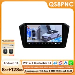 Hizpo AI Voice Radio For VW Volkswagen Passat B8 2015-2020 Car Multimedia GPS 2din Autoradio Wireless CarPlay Android Auto Navi
