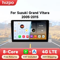 Hizpo 2 Din Android 14 Car Radio For Suzuki Grand Vitara 3 2005 -2015 Multimedia Video Player GPS 4G Carplay Auto Stereo 7862 BT