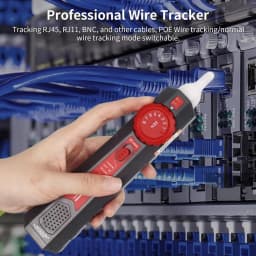 NOYAFA NF-858C Cable Tester Wire Tracker Line Locator Network Finder BNC Measure Cable Length POE Voltage Testing Trace Cable