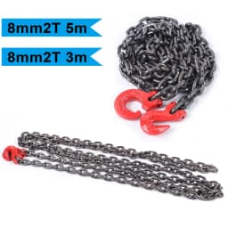2T Leg Chain Slings Lifting Tool,20Mn2 Alloy Steel 8Mm Chain Sling Lifting Tool For Mining, Machinery, Ports, Building, Etc.