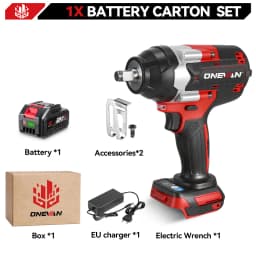 ONEVAN 1/2 Inch 1800N.M Brushless Electric Impact Wrench Cordless Screwdriver Gun Car Repair Power Tool For Makita Battery Pin