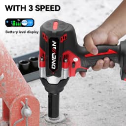 ONEVAN 1/2 Inch 1800N.M Brushless Electric Impact Wrench Cordless Screwdriver Gun Car Repair Power Tool For Makita Battery Pin