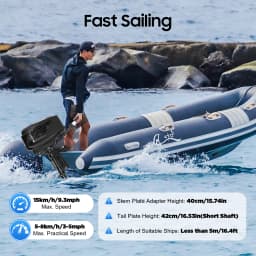 HANGKAI Electric Outboard Motor 48V 1200W Boat Accessories Marine Long /Short Shaft