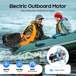 HANGKAI Electric Outboard Motor 48V 1200W Boat Accessories Marine Long /Short Shaft