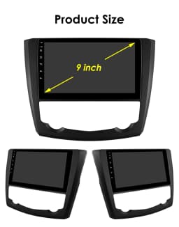 9" Hizpo 2Din Android14 Car Radio for Renault Kadjar 2015 - 2019 DSP RDS GPS Navigation Auto 4G BT CarPlay UIS7862 Multimedia