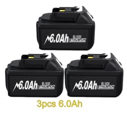 Rechargeable 18V 6Ah Lithium Battery for Makita Compatible with BL1830 BL1840 BL1850 BL1890 Replacement Battery for Power Tools