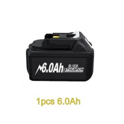 Rechargeable 18V 6Ah Lithium Battery for Makita Compatible with BL1830 BL1840 BL1850 BL1890 Replacement Battery for Power Tools