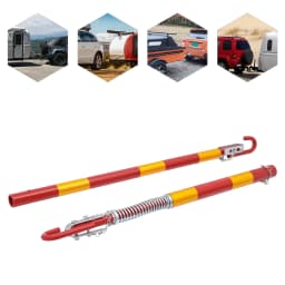 3-Ton Towing Poles Shock Absorbed Tow Bar 3000kg Rigid Trailer Bar Iron Car Tow Bar Towing Assistance Tool for Trailer Rescue