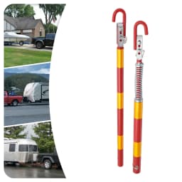3-Ton Towing Poles Shock Absorbed Tow Bar 3000kg Rigid Trailer Bar Iron Car Tow Bar Towing Assistance Tool for Trailer Rescue