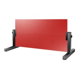 Table Tennis Rebound Board Rebounder with 8 Red Rubber Pingpong Return Board Self Training Equipment 360° Adjustable 66.5*33.5cm