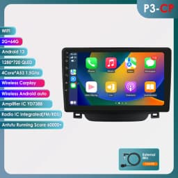 Hizpo 2Din 9inch Android Auto Car Radio for Hyundai i30 Elantra GT 2011- 2017 Navigation GPS DSP RDS BT 4G SWC CarPlay