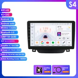 Hizpo 2Din 9inch Android Auto Car Radio for Hyundai i30 Elantra GT 2011- 2017 Navigation GPS DSP RDS BT 4G SWC CarPlay