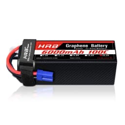 HRB 100C Graphene Battery 2S 3S 4S 6S Lipo 3300mah 4000mah 5000mah 6000mah 7000mah RC Battery with XT90 Connector RC Car Drone