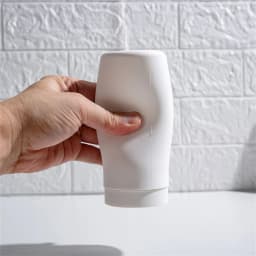 Divided Bottle Squeeze Type Soap Dispenser Hand Soap Bottle Essential Oil Lotion Dispensing Bottle Black White