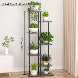 Flower Stand Rack Storage Shelf Iron Plant Holder Home Garden Flower Pot Organizer Living Room Balcony Storage Rack Shelves