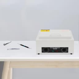 220V 300W High Temperature Dry Heat Sterilizer Nail Tool Sterilizer Dry Heat Disinfection Cabinet 2L With Timer, SPA Salon Barber Equipment