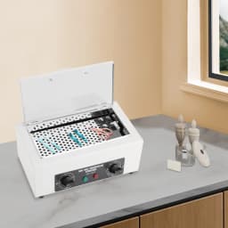 220V 300W High Temperature Dry Heat Sterilizer Nail Tool Sterilizer Dry Heat Disinfection Cabinet 2L With Timer, SPA Salon Barber Equipment