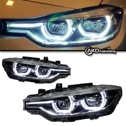 AKD Car Styling LED Head Lamp for BMW 3 Series F30 F31 2012-2019 LED Headlight 320i 318i 325i DRL Angel Eye Automotive Accessories