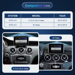 Multimedia Display For Benz A B CLA GLA W176 W463 W246 2013-2015 NTG4.5 Touch Screen Wireless Carplay Navigation Android Auto
