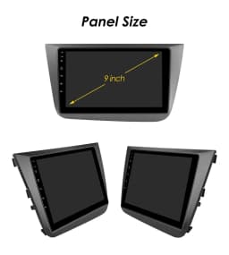 Hizpo 2Din 9inch Android13 Car Radio for Seat Altea 2004 - 2015 Toledo 2004 - 2009 Android Auto CarPlay DSP RDS GPS 4G BT UI8581
