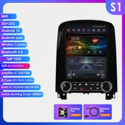 Hizpo For Tesla Style Car Radio For Renault Scenic 2013 - 2024 Wireless Carplay 4G GPS Multimedia GPS 2din Autoradio 9.7 Inch BT