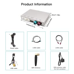 Android carplay wireless automatic converter box for Volkswagen Touareg RNS850 Mirror Link,8-inch AirPlay boxencoder accessories