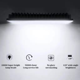 100W LED Flood Lights Outdoor Stadium Lights 100 Watt Outside Flood Lights 11000LM 6500K Exterior Flood Lights IP67 Waterproof