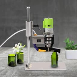 DIY Glasschneider Flaschenschneider 7 Geschwindigkeit Weinflaschen-Schneidwerkzeug für Glas- und Keramikflaschen