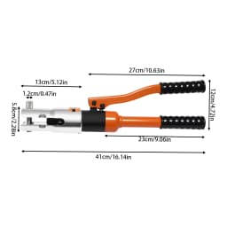 Professional Tube Crimping Pliers Hydraulic Press Tool Pressing Crimper To Crimp Pipes TH/U Molds Crimp Aluminum Plastic, PEX,
