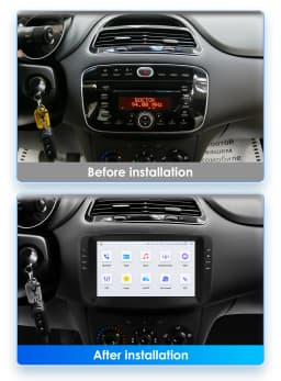 2Din Android 13 Car Radio For Fiat Linea Punto EVO 2012-2015 Car Multimedia GPS 4G Carplay Intelligent Screen autoradio 360Cam