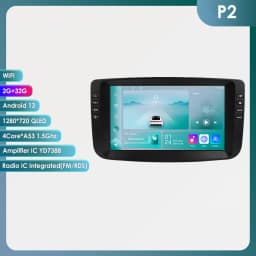 2Din Android 13 Car Radio For Fiat Linea Punto EVO 2012-2015 Car Multimedia GPS 4G Carplay Intelligent Screen autoradio 360Cam