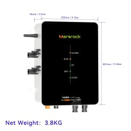 High Quality 1600Watt Double MPPT AC Intelligent EMS Controller Grid Tie Energy Storage System Internally Controller