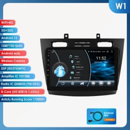 10.1" Hizpo 2Din CarPlay Android Auto Car Radio for Ford Transit Connect Tourneo Connect 2005 - 2014 BT 4G SWC RDS DSP GPS Navi