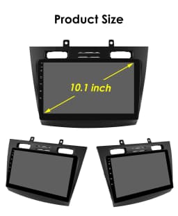 10.1" Hizpo 2Din CarPlay Android Auto Car Radio for Ford Transit Connect Tourneo Connect 2005 - 2014 BT 4G SWC RDS DSP GPS Navi