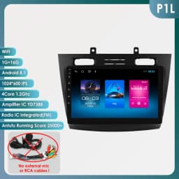 10.1" Hizpo 2Din CarPlay Android Auto Car Radio for Ford Transit Connect Tourneo Connect 2005 - 2014 BT 4G SWC RDS DSP GPS Navi