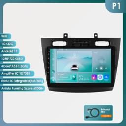 10.1" Hizpo 2Din CarPlay Android Auto Car Radio for Ford Transit Connect Tourneo Connect 2005 - 2014 BT 4G SWC RDS DSP GPS Navi