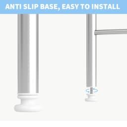 Bathroom Washing Machine Rack Multilayer Toilet Storage Rack Perforation-Free Storage Shelf Household Washing Racks