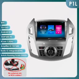 9" Hizpo 2Din CarPlay Android Auto Car Radio for Ford Transit Tourneo Connect 2013 - 2018 UI7862 Multimedia 4G RDS DSP GPS Navi