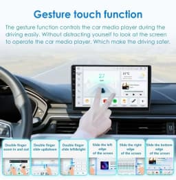 9" Hizpo 2Din CarPlay Android Auto Car Radio for Ford Transit Tourneo Connect 2013 - 2018 UI7862 Multimedia 4G RDS DSP GPS Navi